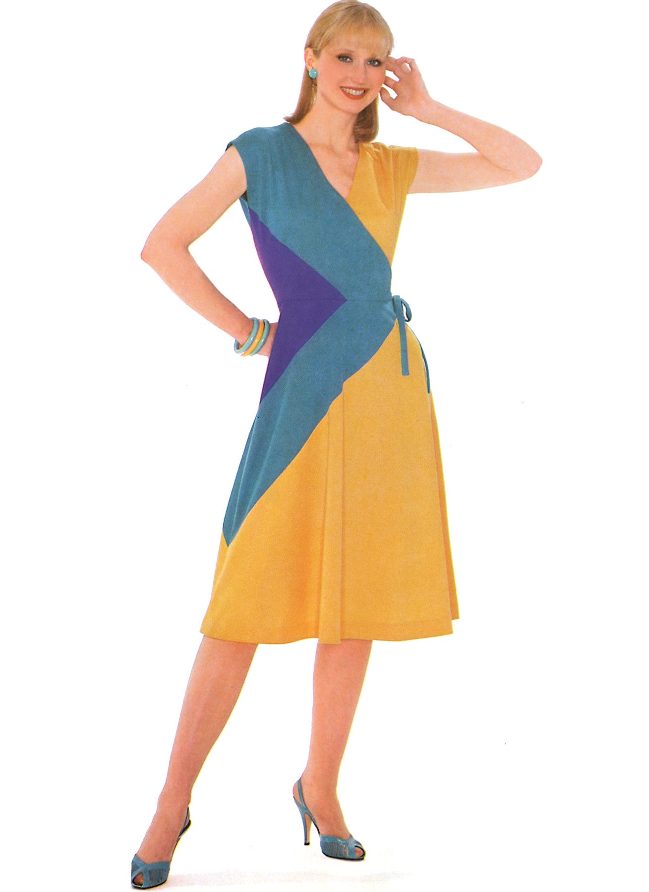 Vogue Patterns 1980s Misses' Knit Dress by Diane Von Furstenberg